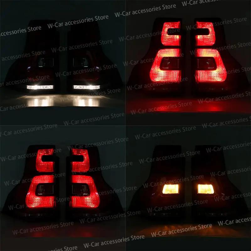 For Toyota Land Cruiser Prado 2018 2019 2020 Series 150 FJ150 LC150 GRJ150 Rear Tail Light Brake Lamp With Wire Bulb