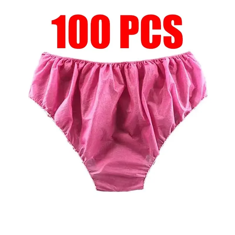 

Non Woven Fabric Breathable Disposable Panties For Women Men Business Trips Spa Wash-Free Briefs Menstruation Underwear JJ-026
