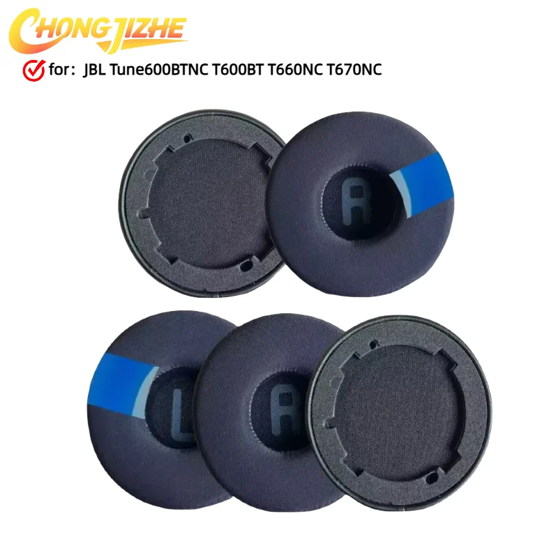

CHONGJIZHE 1 Pair Replacement foam Ice EarPads With buckle Pillow Cushion Cover For JBL Tune600BTNC T600BT T660NC T670NC Headset