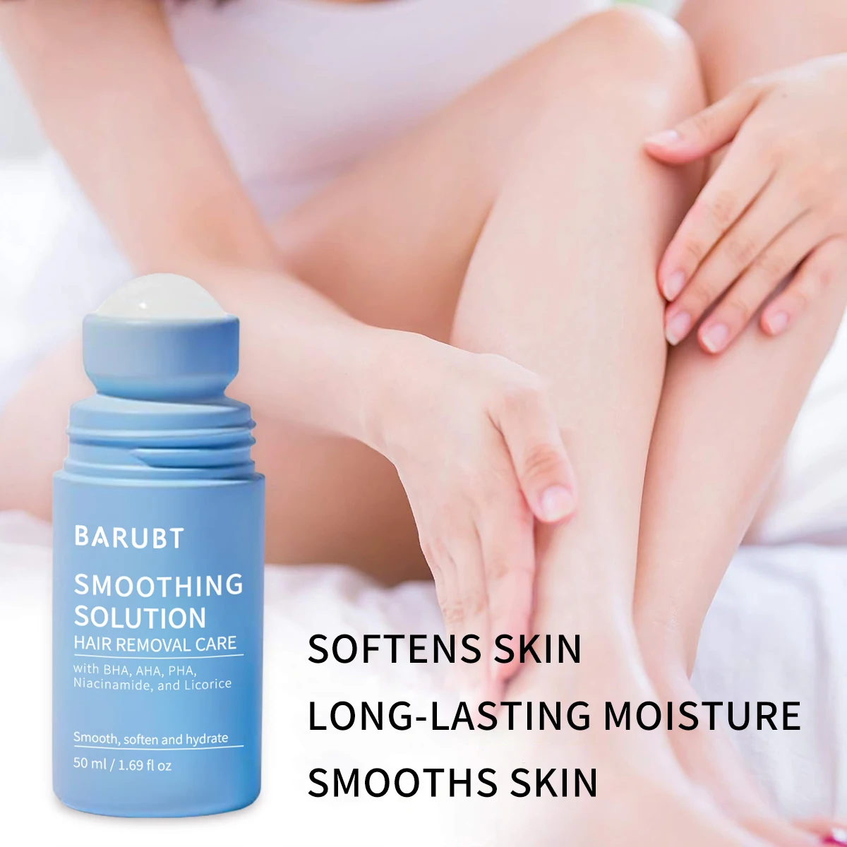 

BARUBT Hair Removal Soothing Essence with Ball Hair Removal Coolant to Relieve Redness