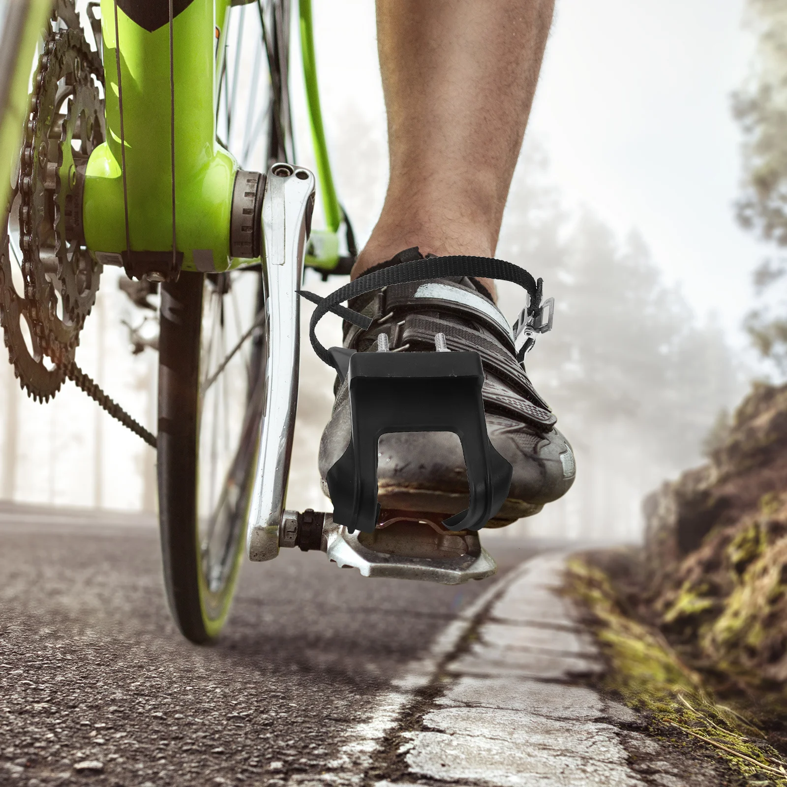 

1 Pair Road Cycling Mountain Cycling Foot Retainer Bike Pedal Toe Strap Road Bike Clip Pedal Toe Clip