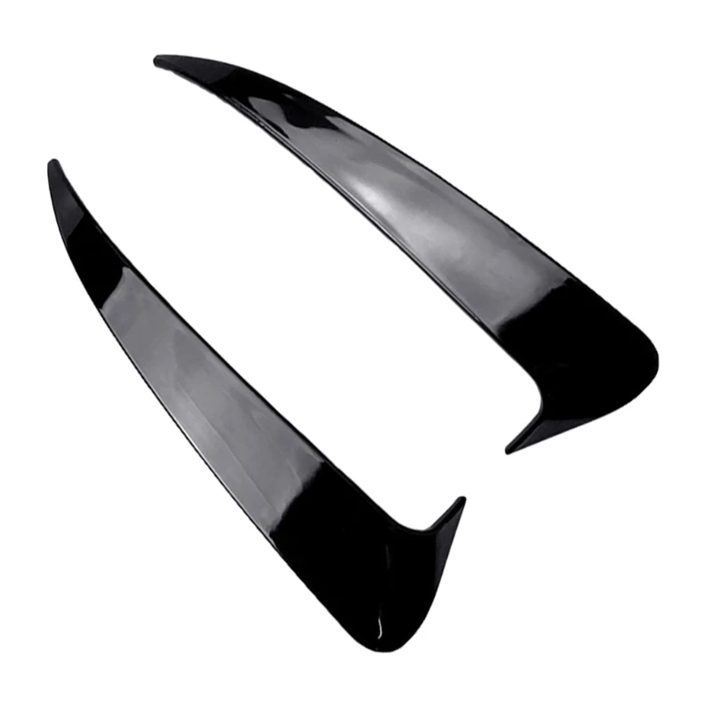 Car Rear Bumpers Diffuser Lip Surrounds Spoilers Flank Tail Wind Knife Air Outlet Cover Sticker for W205 C43 C63 Durable