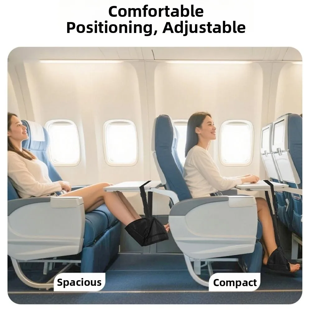 Wear-resistant Waterproof Travel Foot Rest Foldable Adjustable Car Foot Hammock Comfortable Non-slip Car Seat Gap Leg Sling