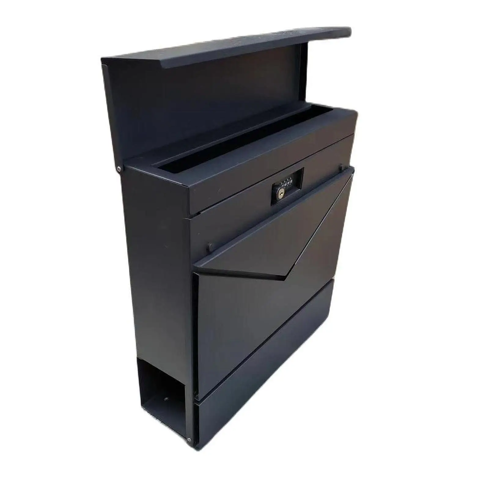 Multifunctional Locking Drop Box Mailbox for Home Secure Password Code Mail Box Waterproof Iron Postbox for Letters