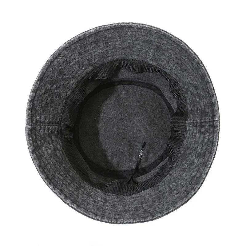 للجنسين XX الوجه المبتسم التطريز شخصية غسلها دلو القبعات الصيادين قبعات في الهواء الطلق قبعة خمر عادية واقية من الشمس قبعة الرياضة