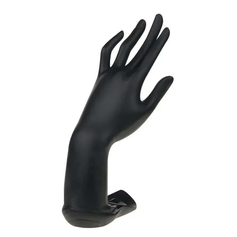 الراتنج مجوهرات عرض موقف لوتس اليد إصبع شكل قفاز حلقة سوار قلادة حامل الرف #4