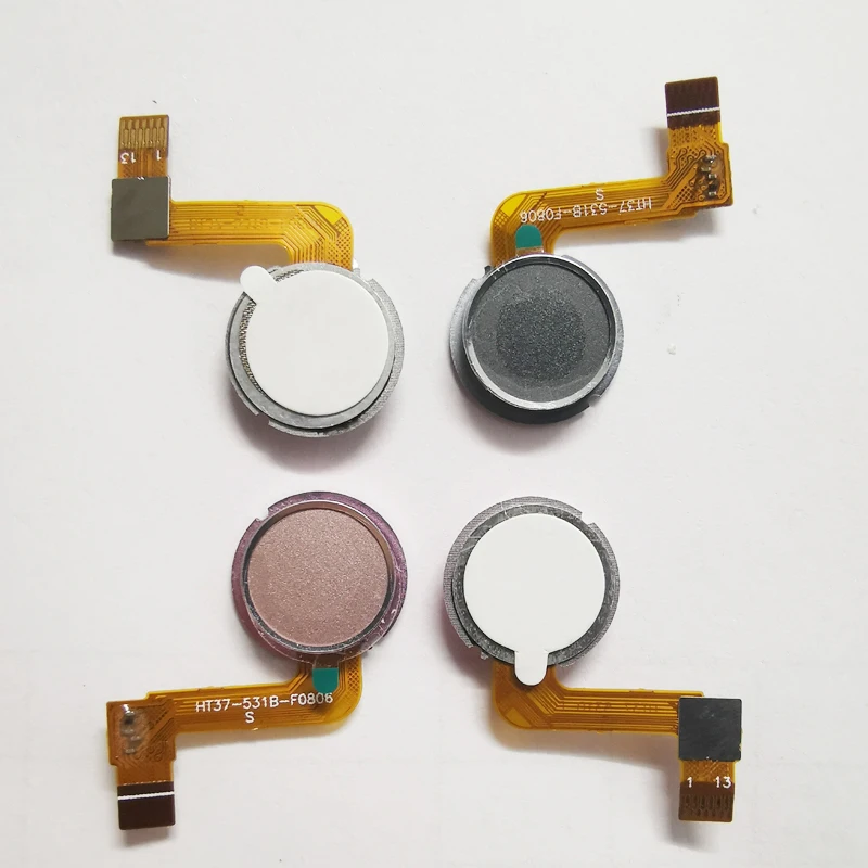 Home Button Fingerprint Sensor Flex Cable For Homtom HT37 MTK6580 Menu Return Key Touch Sensor Flex Ribbon Replacement Parts