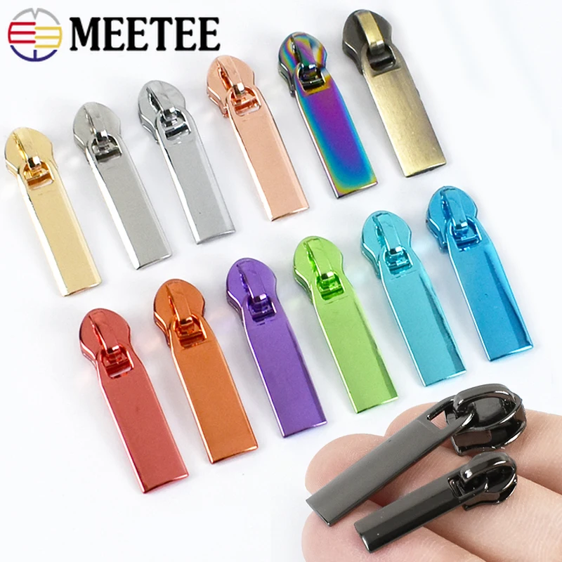 

5-30Pcs 5#Nylon Zipper Slider Pull Bag Zippers Tape Closure Clothes Purse Zip Head Repair Kit DIY Sewing Replacement Accessories