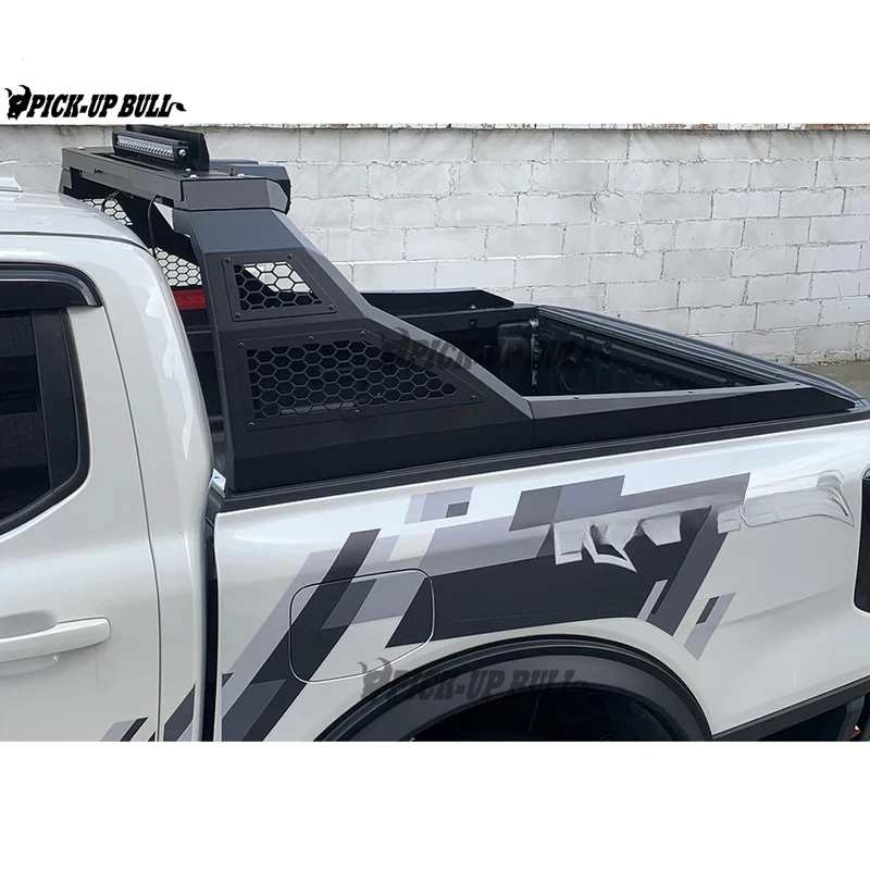 

4X4 Truck Remote Button Dual Control Roll Bar For Hilux Navara Dmax Ranger Np300 With Automatic Spotlight Steel Sports Roll Bar