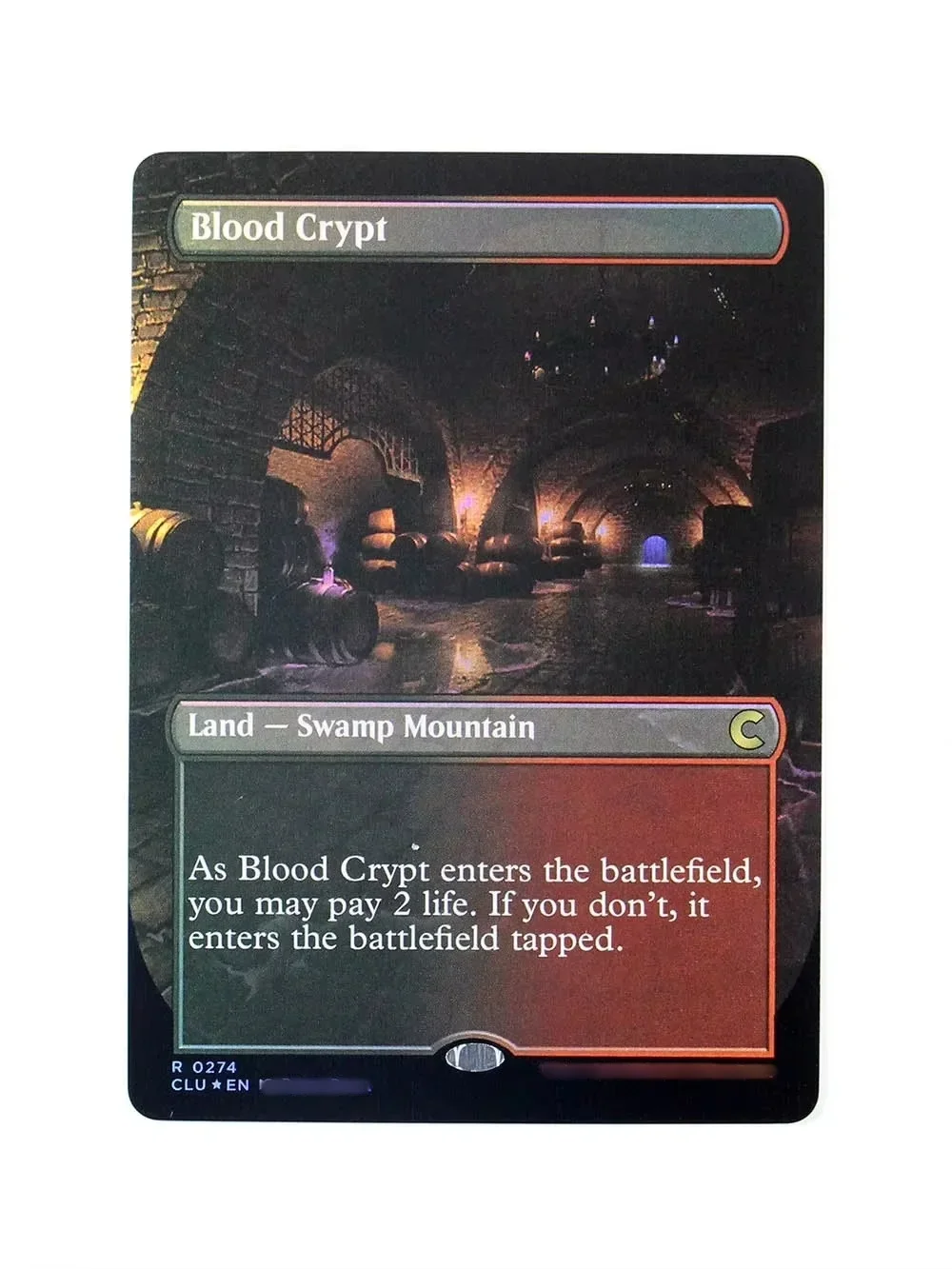 CLU foil TCG Magical Cards Proxy Game Top Quality Proxy Playing Cards Blood Breeding Pool  Hallowed FountainTrading Cards Proxy