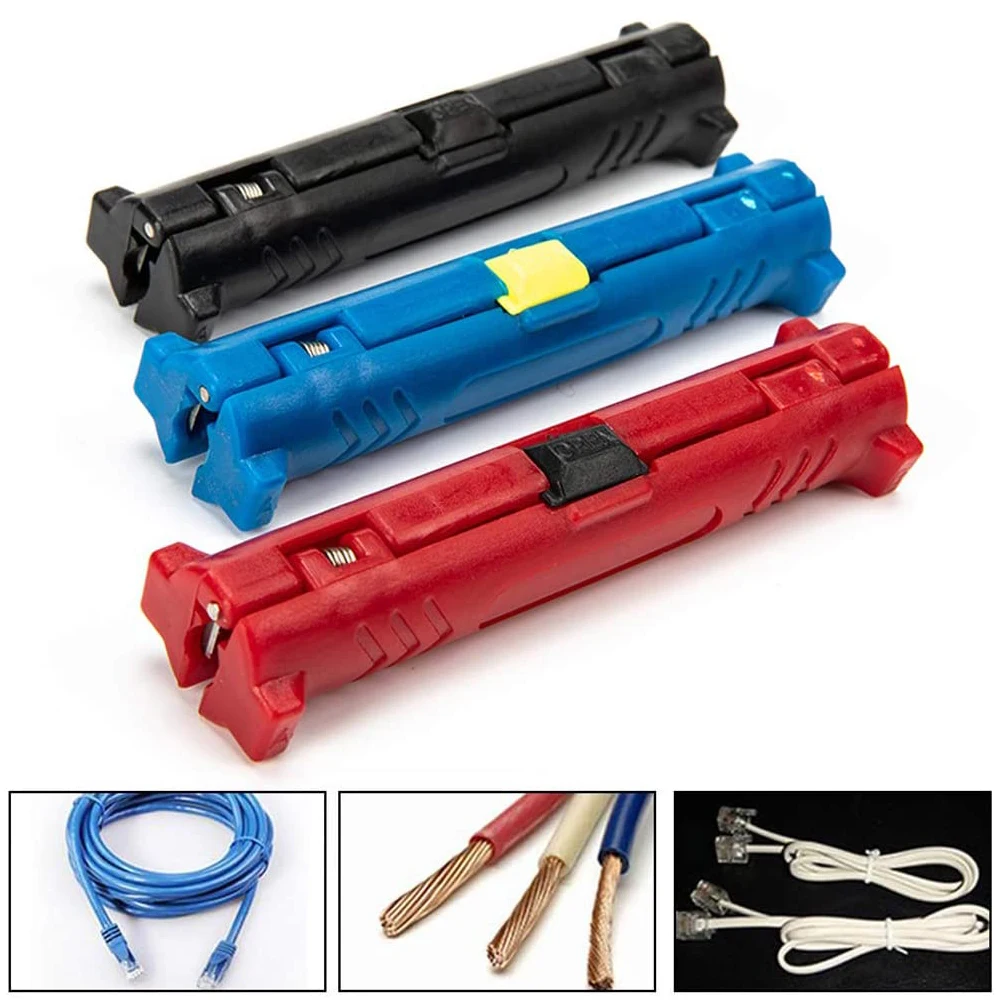 ZoeRax Electric Wire Stripper Pen network cable Tools Wire Cable Cutter Rotary coassiale Wire Stripping pinze per macchine da taglio