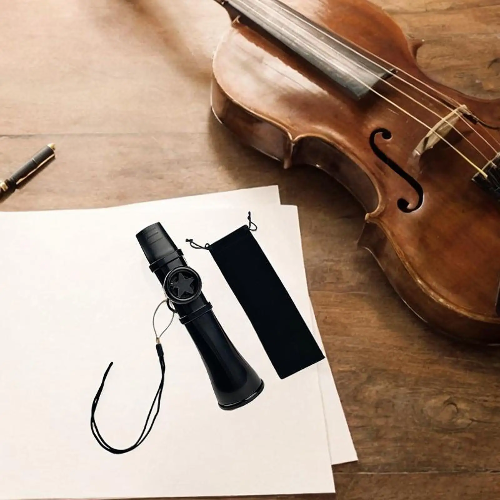 Music Instrument Kazoo Flute Portable ABS Material Storage Bag Gift Idea for Adults and Children