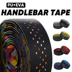 Bicycle Handlebar Tape Non-slip PU+EVA Road Bike Handlebar Tapes Racing Breathable Road Bicycle Tape Bike Accessories