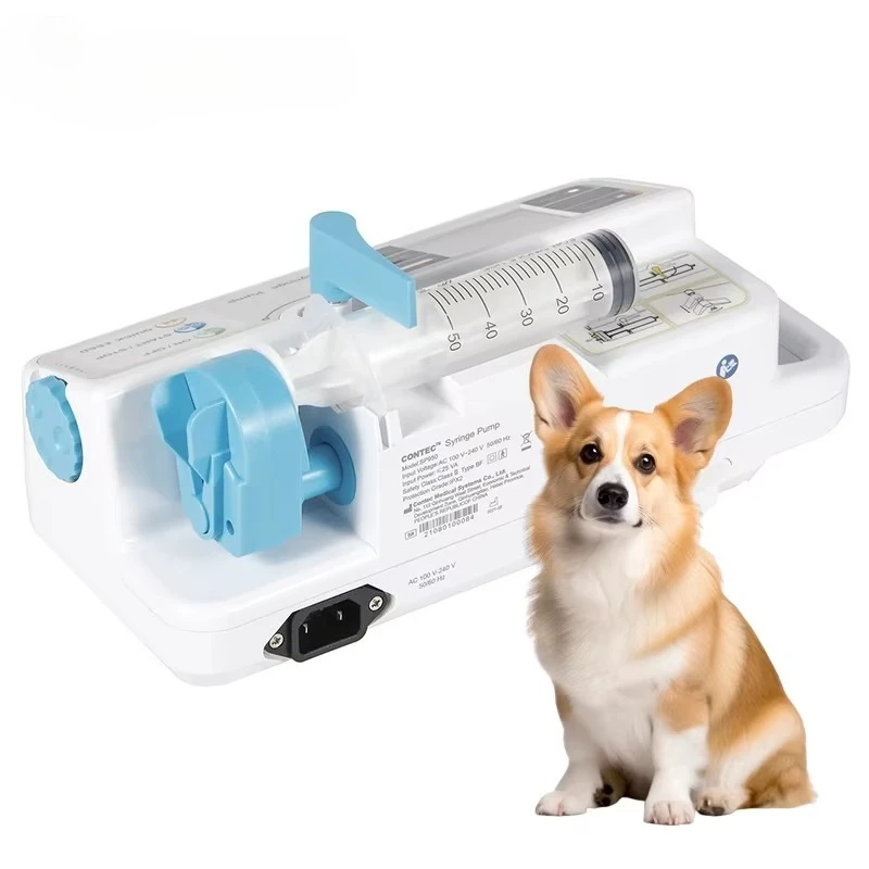 SP950VET Veterinary Syringe Infusion Pump High-intelligence LCD Screen High-safety Adjustable High Accuracy Cat Dog Use