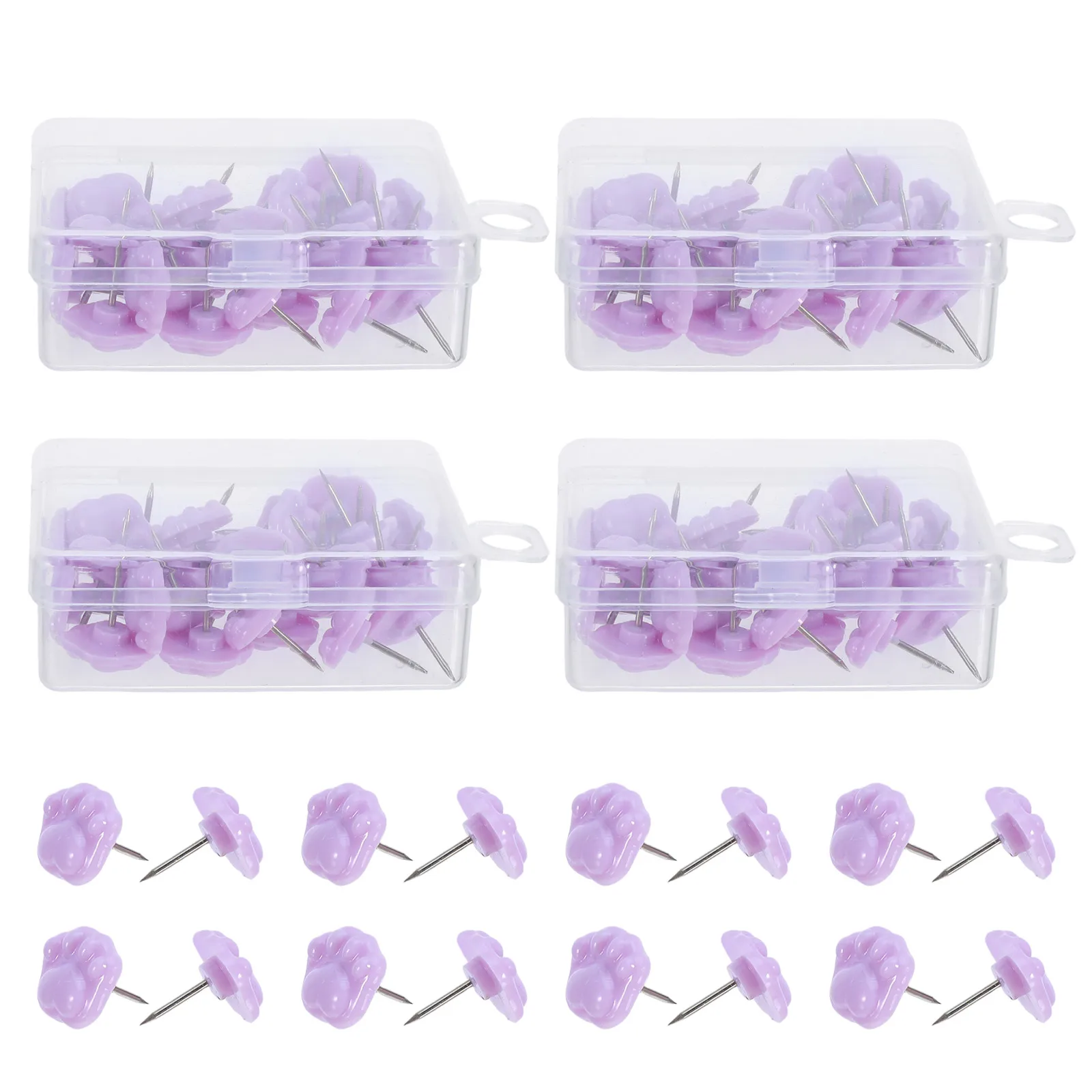 30 قطعة دبابيس دفع مخلب لطيف على شكل مخلب الحيوان مسامير الإبهام لوحة الفلين الزخرفية دفع دبابيس لوحة الإعلانات جدار الفصول الدراسية المدرسية #1