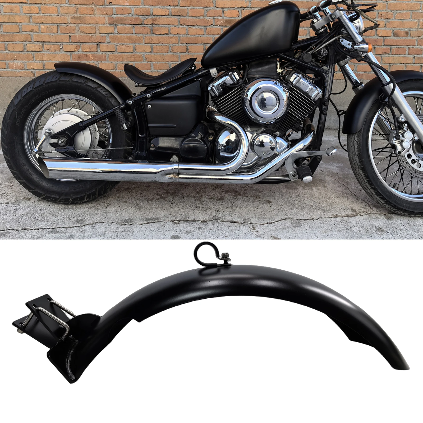 Motorbike Rear Fender Plate Mudguard Cover For YAMAHA DRAGSTAR DS V-Star 400 650 XVS400 XVS650