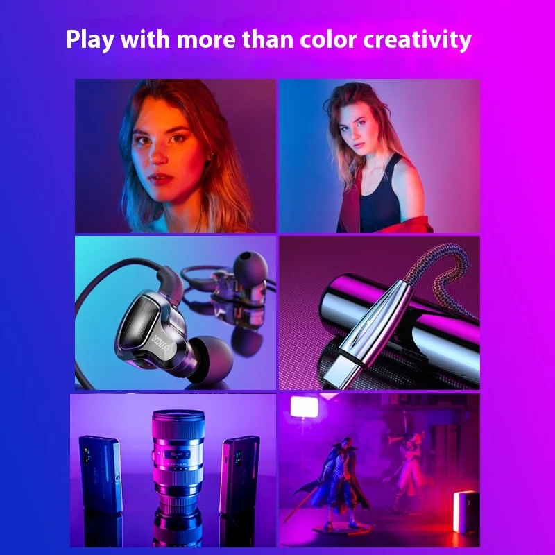 Ulanzi VL120RGB LED Video Light Portable 2500-9000K CRI 95+ 3100mAh Atmosphere Lighting For Camera Photography Live Shooting