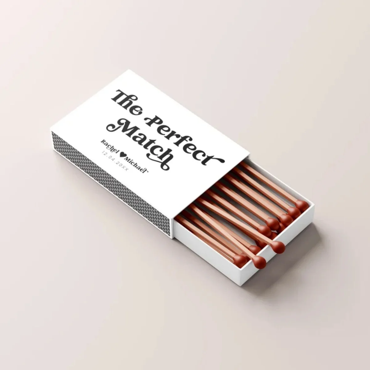 

Retro Wedding Matchboxes Sticker Template, Wedding Matchbox Label, The Perfect matchbox, Customized Matchboxes, Party Matchboxes