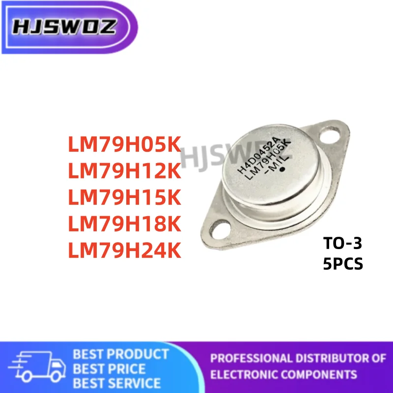 2PCs/lot LM79H05K LM79H12K LM79H15K LM79H18K LM79H24K Three-terminal voltage regulator tube TO-3