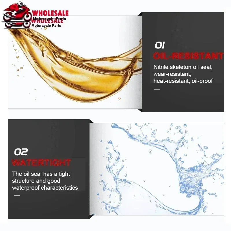 38x48x10 Motorbike Shock Front Fork Damper Oil Seal Bar Retainers 38 48 10 Mm 38*48*10 Motorcycle Accessories