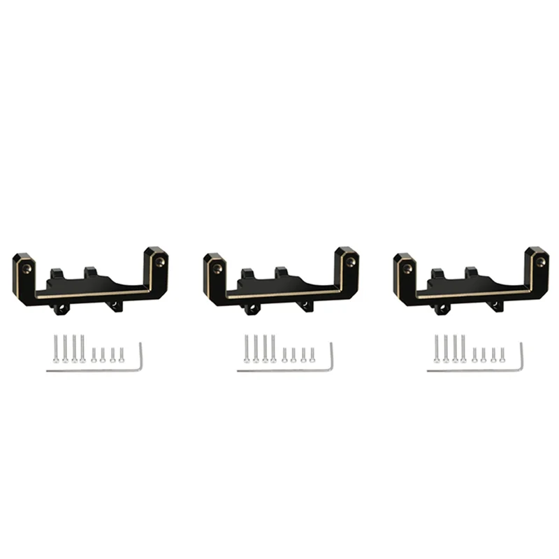 

Hot Sale 3X Brass Servo Mount Fit EMAX ES08MA II Servo For Axial SCX24 Gladiator Bronco JLU C10 1/24