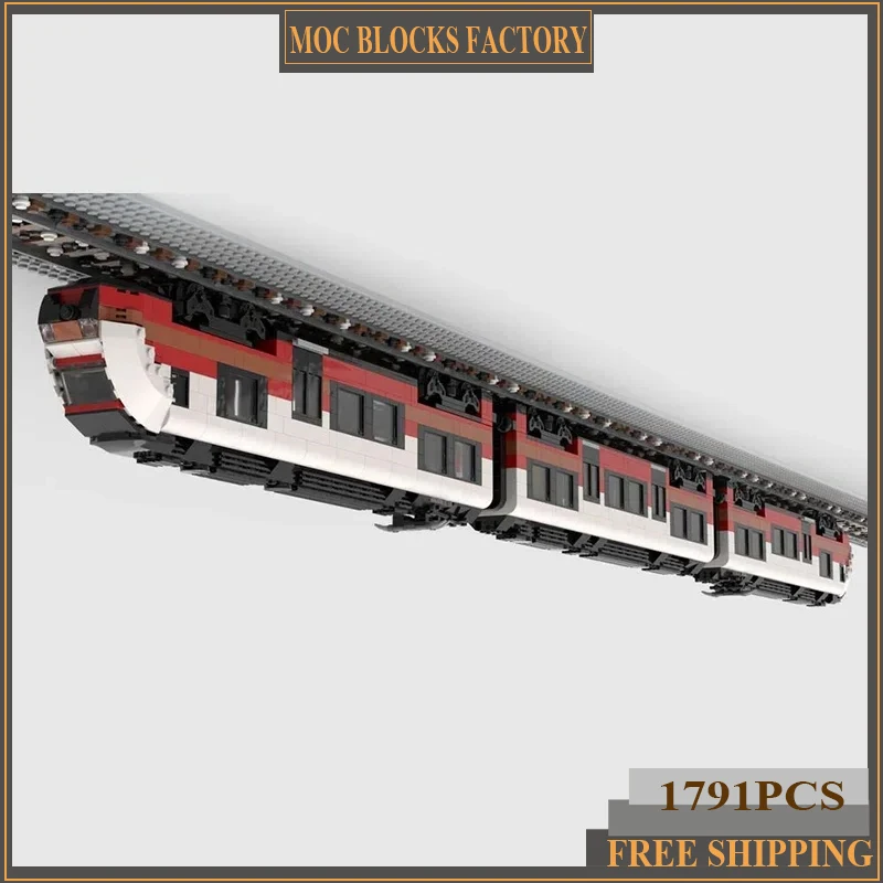 

Technical Moc Bricks Car Model UAutrian Regional City Train Modular Building Blocks Gifts Toys For Children DIY Sets Assembling
