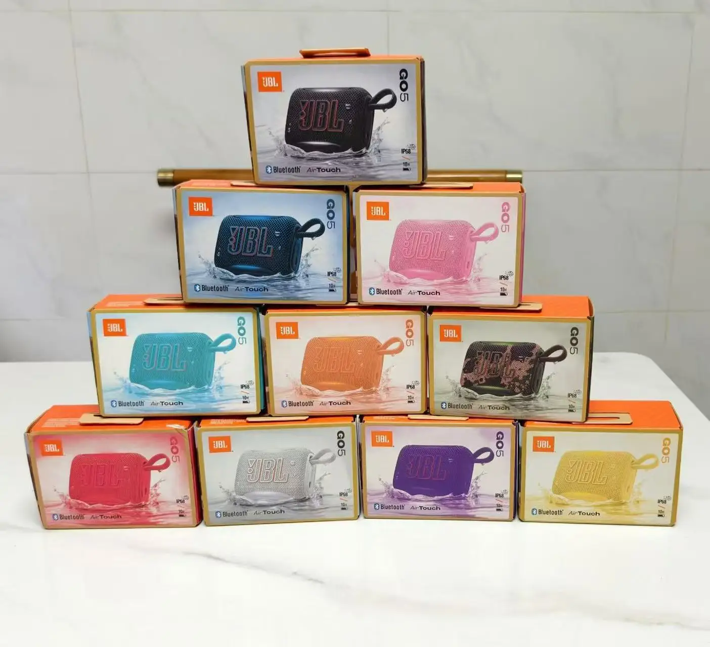 JBL GO5 IP68 Waterproof Portable Bluetooth Speaker, Mini Pocket Wireless Speaker For Outdoor Travel & Camping