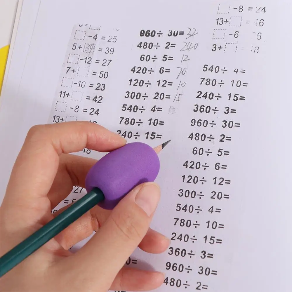 الموقف المدربين الإسفنج حامل القلم الرصاص ستايلس السيطرة أقلام الكتابة اليدوية مصحح مريح القلم حالة الكتابة مصحح قبضة