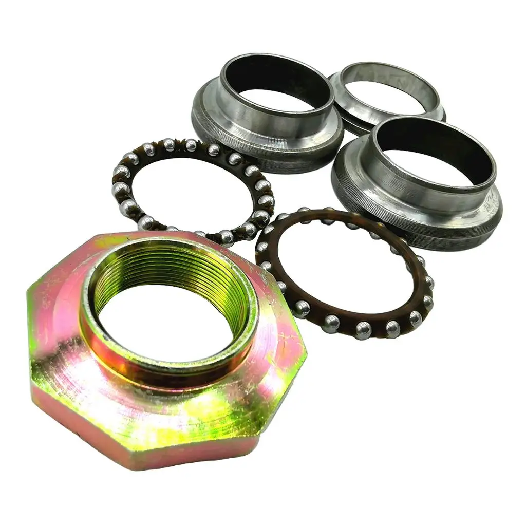 Lightweight Steering Rod Bearing Kit for Yamaha PW50 Motorcycle Portable Metal Repair Parts Convenient Replacement