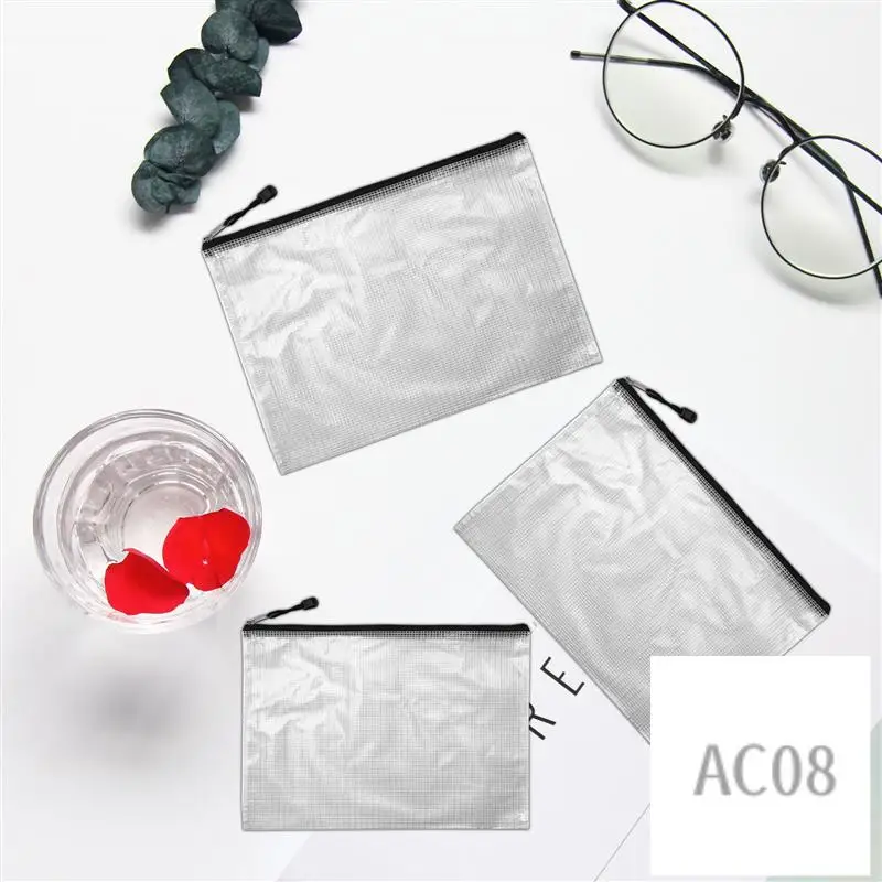 

21 упаковок на молнии (7 размеров) для школьных канцелярских принадлежностей, вышивка крестиком, организация хранения-AC08