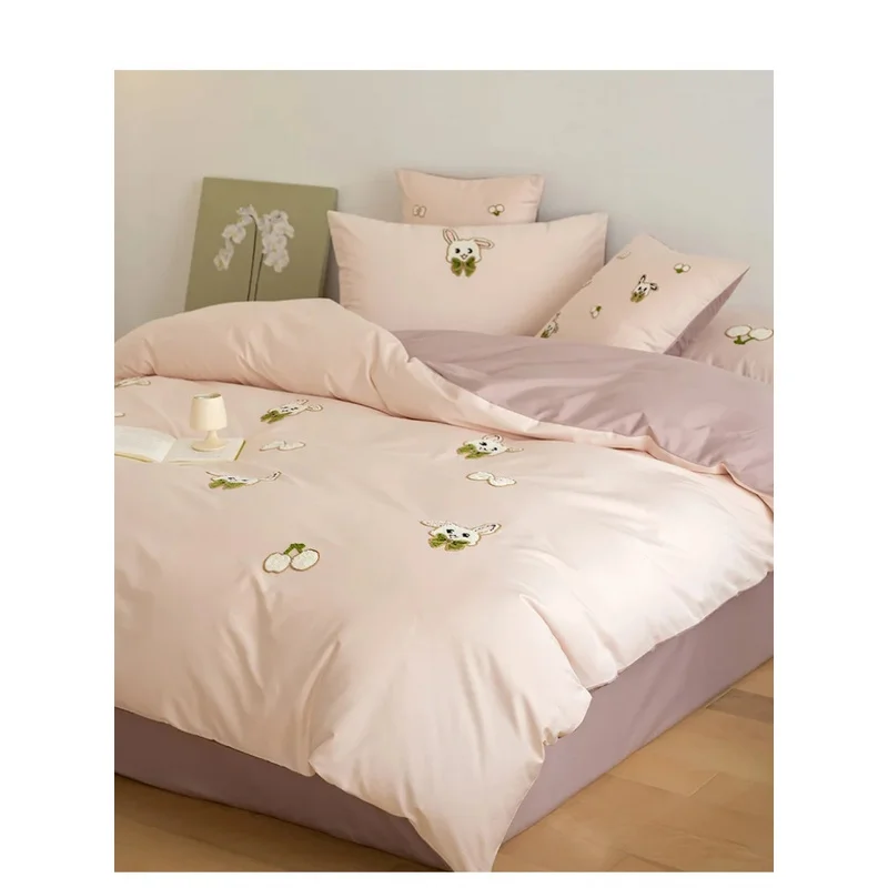 High Quality Full Size Bed Sheet Bedding Set New Release 4pcs Bedding Duvet Set