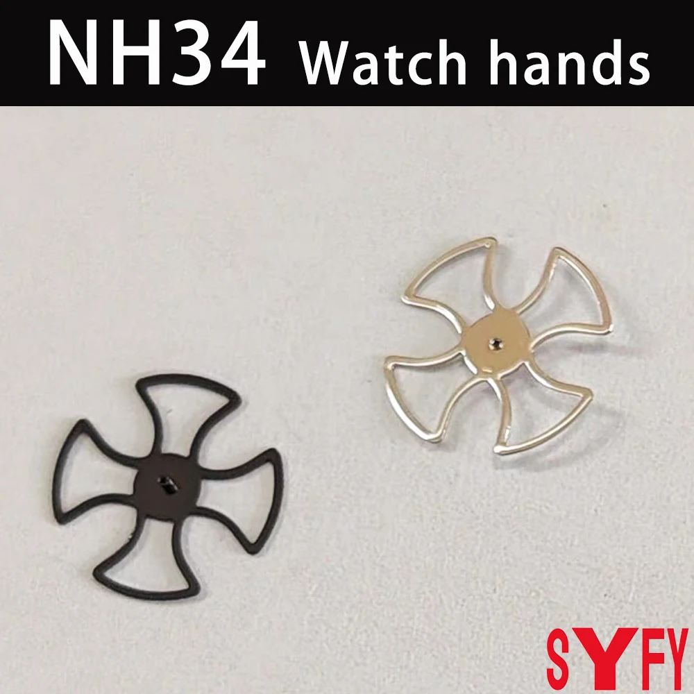 

NH34 Hands Black/Silver Watches Pointers Watch Modification GMT Hollow Flower Shaped Alloy Needle Part For Japan NH34 Movement
