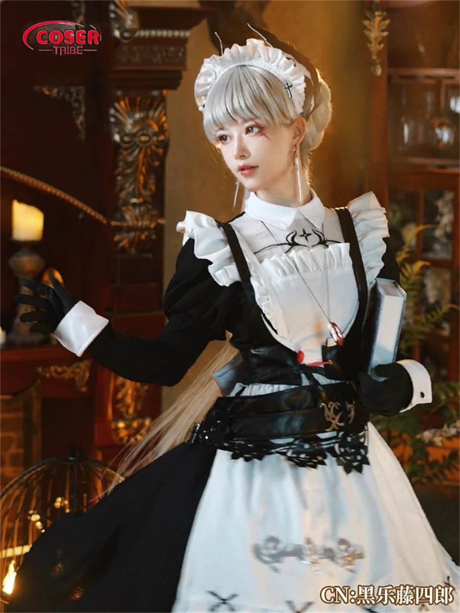 COSER TRIBE  Anime Game Arknights Eirene  cute Mind Halloween Carnival Role CosPlay Costume Complete Set