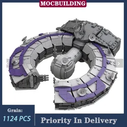 MOC Space Movie Class Control Ship in Midscale Model Building Block Assembly Collection Toy Gifts