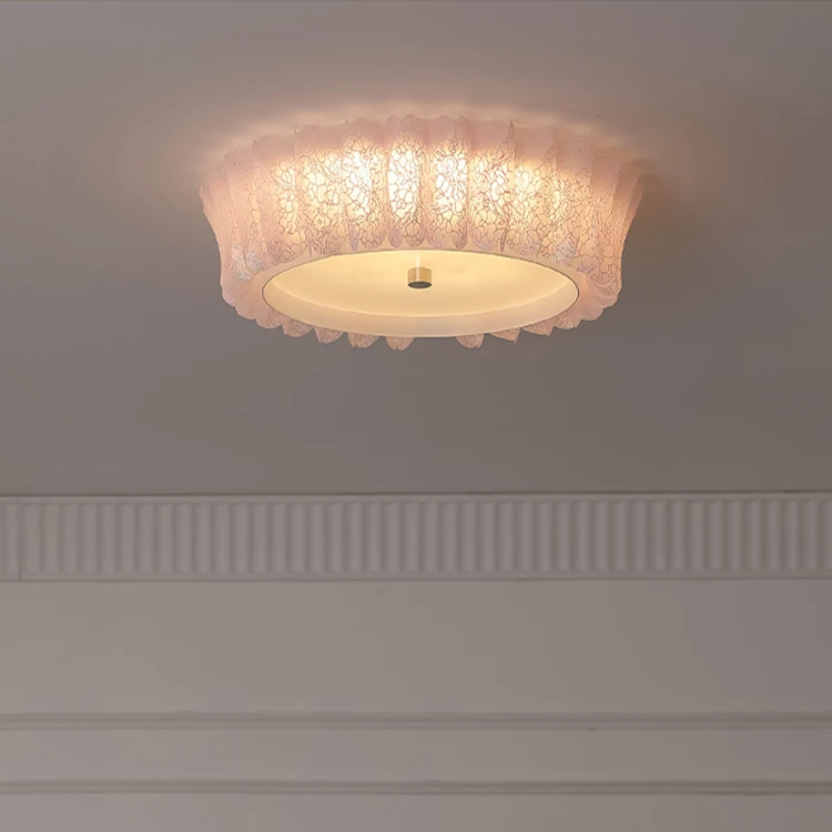 Full Spectrum Ceiling Light Three Color Variable Light French Bedroom Study Living Room Decoration Eye protection Ceiling Light