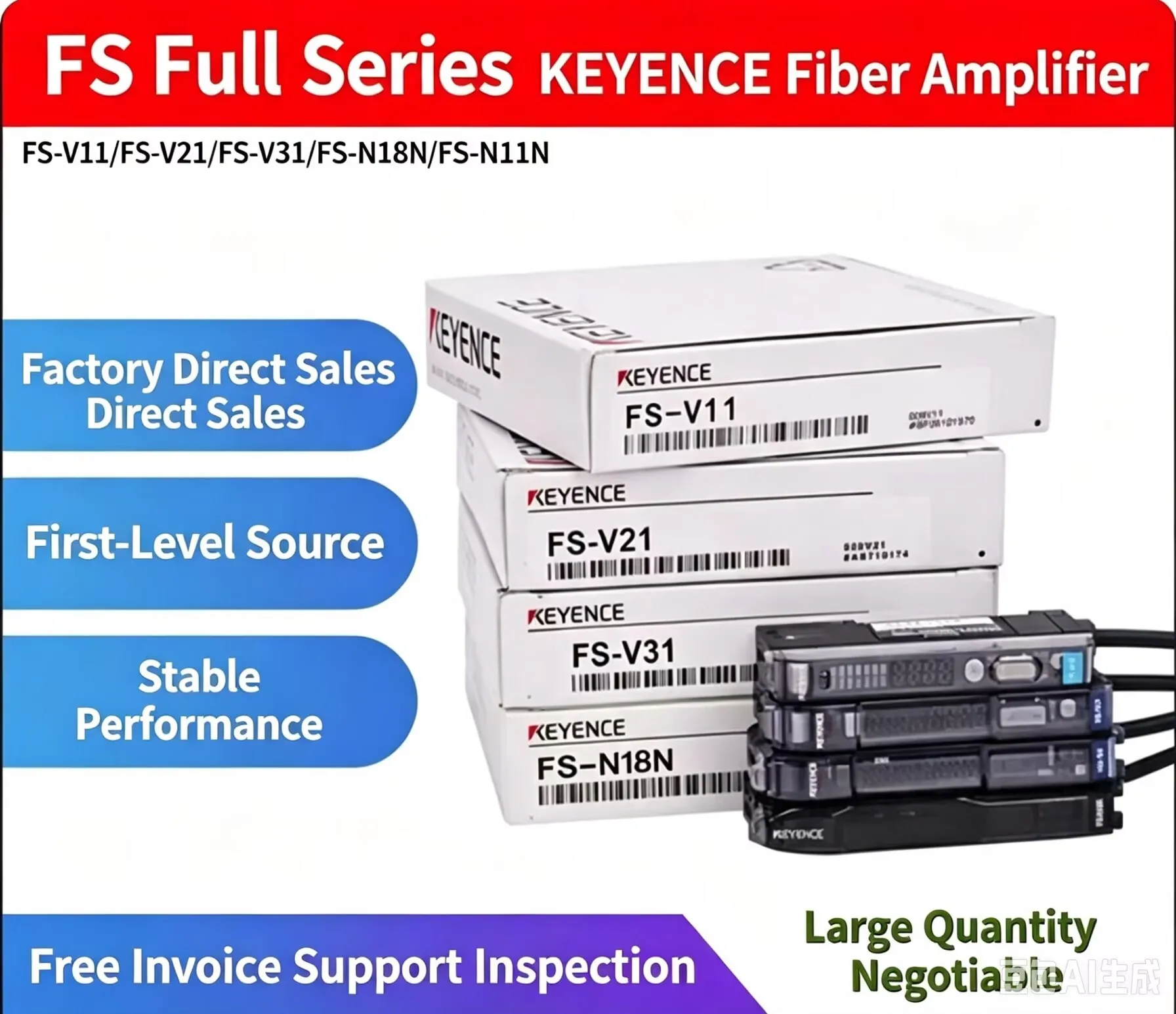 KEYENCE's newly-released FU-86A, FU-86H, FU-86Z/88/88K high-temperature resistant optical fiber sensors