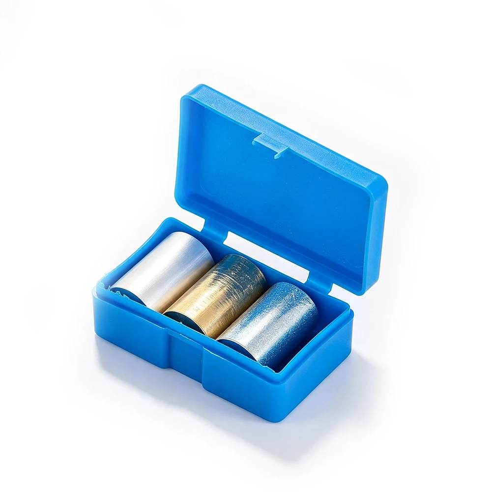 3‑Pcs Polished Metallic Cylinder Kit Brass Aluminium Iron Sample Rod with Plastic Case School Laboratory Teaching Accessory