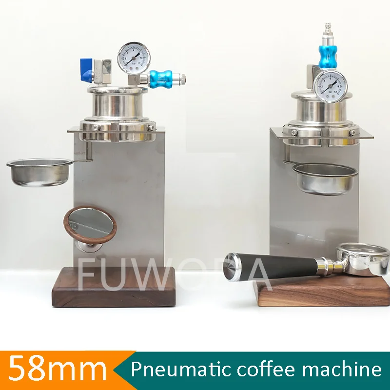 Pneumatic 58mm Handle Coffee Machine Camping Coffee Machine Air Pump Portable Espresso Machine High Pressure Extraction Espresso