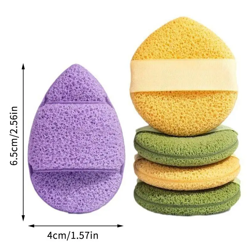 Mud Mask Cleaner Puff Deep Cleansing Exfoliating Blackhead Removal Face Sponge Soft Gentle Pad for Everyday Face Care