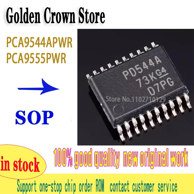 PCA9555 5pcs/lot  PCA9555PW PWR TSSOP24 PCA9544APWR PA9544A TSSOP20