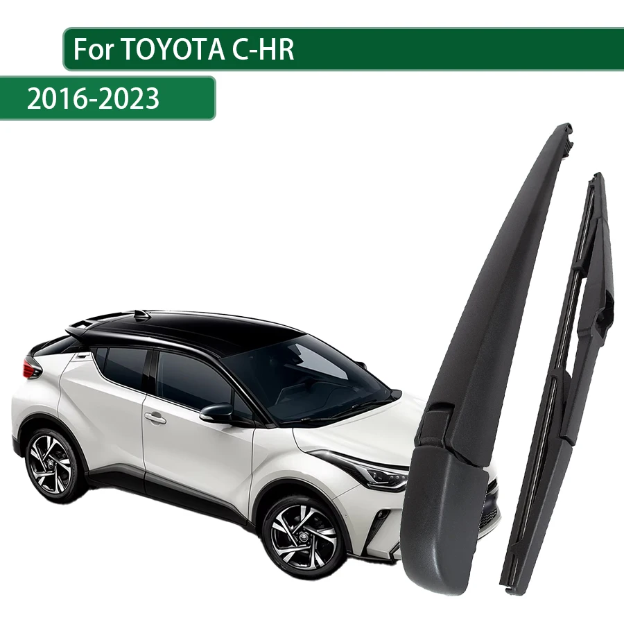 

Для TOYOTA C-HR 2016-2020-2023: Комплект заднего стеклоочистителя (щетка и кронштейн) для заднего стекла