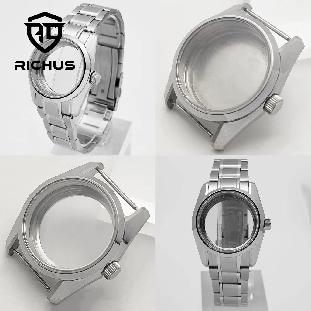 RICHUS นาฬิกา 36 มม.นาฬิกา Sapphire Glass Fit NH34 NH35 NH36 ETA2824 PT5000 Miyota8215-DG นาฬิกาอุปกรณ์เสริม