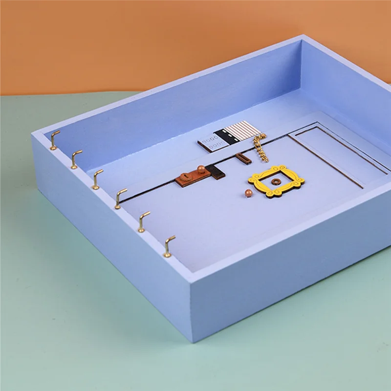 AEE8 キーホルダー ドアフレーム キーホルダー かわいいホームギフト、手作りキーフック、ヴィンテージホーム装飾壁、オーガナイザーメールホルダー