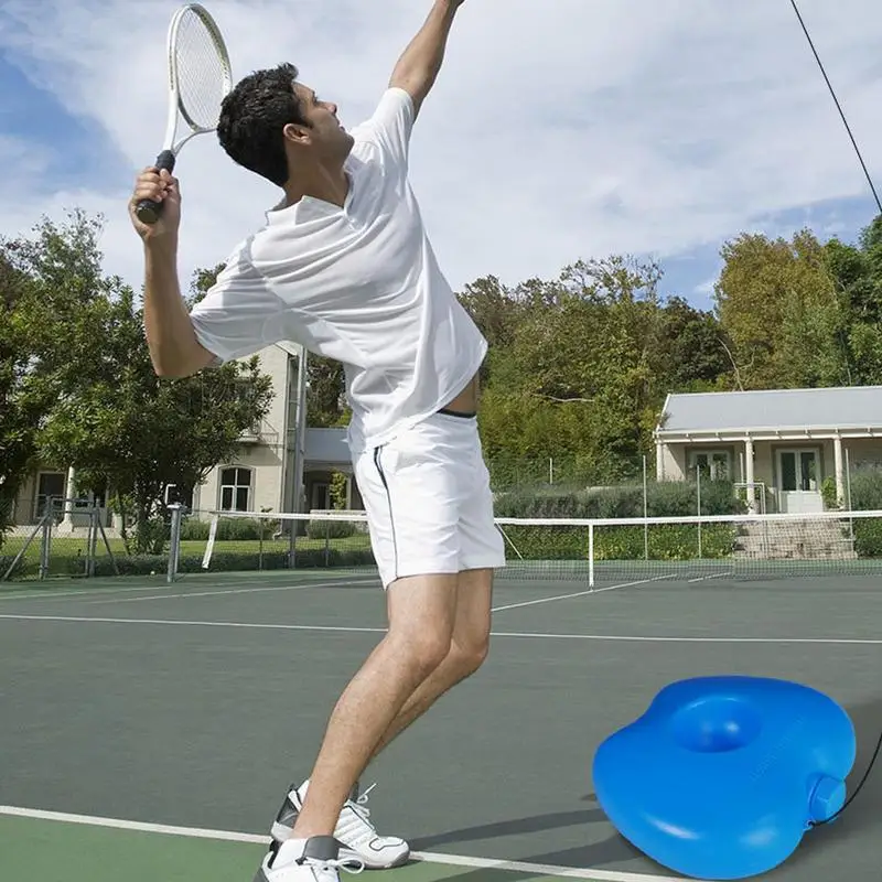 Tennis Ball Trainer Professional Single Practice Rebound Ball With Base Tennis Drills Equipment Lightweight Practice Gear For