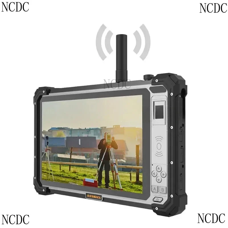 Industrial Tablet P5 10.1 Inch 4W DMR UHF/VHF Optional Two Way Radio ANYSECU NEW P5 4G Android9 IP67 Rugged