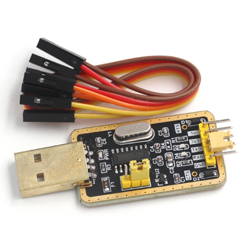 Módulo CH340 en lugar de PL2303, CH340G, CH340E, RS232, USB a TTL, módulo UART, 3,3 V, 5V, USB a Serial para Arduino