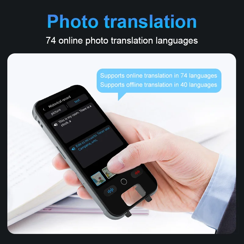 Smart scanning translator voice synchronization translator multi-language real-time translation scan and translate suitable for