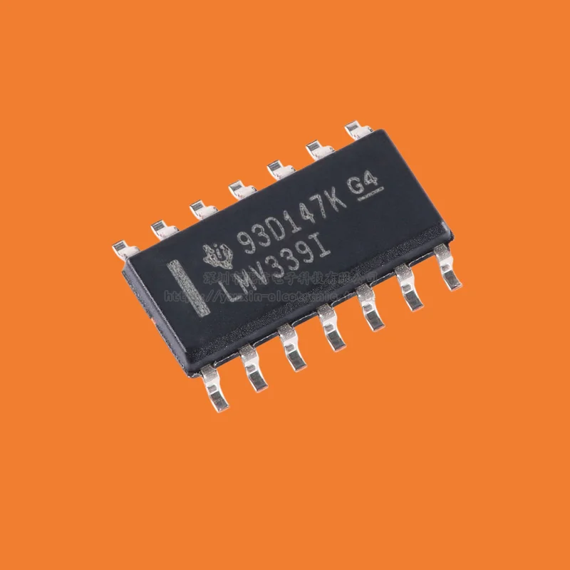 10pcs/Original genuine LMV339IDR SOIC-14 four-way universal low voltage comparator chip