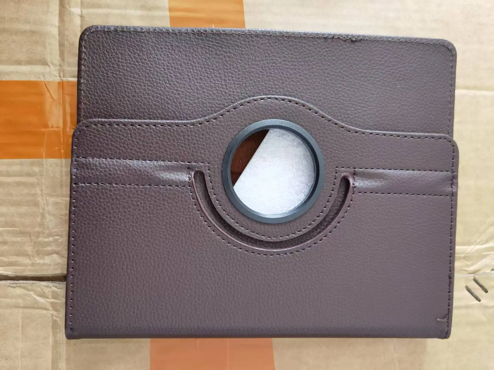 7-8-9-10-Zoll-Tablet-PC-Schutzhülle für iPad mit Litchi-Muster, universeller Ständer, um 360 Grad drehbar, aus Leder – Detail 10