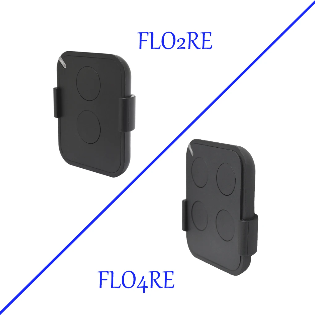 Flors FLO4RS FLO2RS FLO2RE ยุค FLO4RE ที่เปิดประตูโรงรถอเนกประสงค์รหัสกลิ้ง433.92MHz รีโมทคอนโทรล Inti